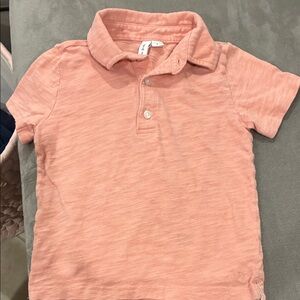 Janie and Jack Peach Polo Shirt